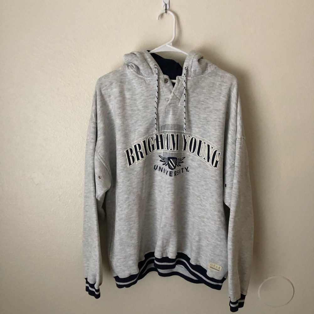 Vintage BYU Gear For Sports Hoodie
